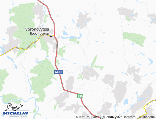 MICHELIN Hlynianets map - ViaMichelin