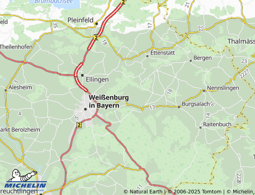 MICHELIN Niederhofen map - ViaMichelin