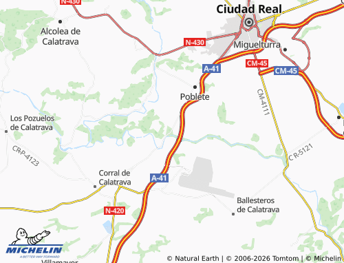 MICHELIN La Torrecilla map - ViaMichelin