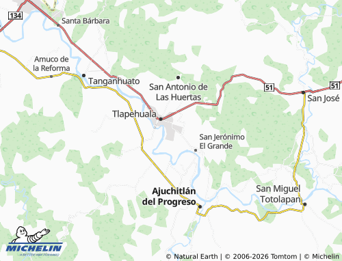 MICHELIN La Nonuca map - ViaMichelin