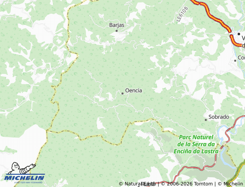 Mappa MICHELIN Oencia - ViaMichelin