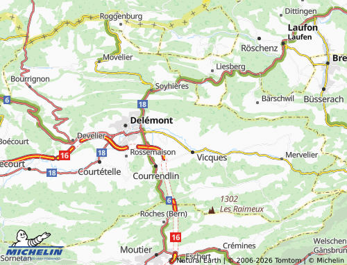 Mapa MICHELIN Courcelon - ViaMichelin