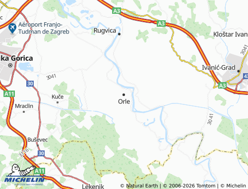 Mapa MICHELIN Orle - ViaMichelin