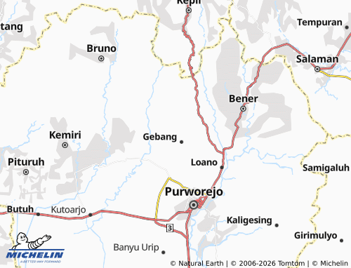 MICHELIN Bendosari map - ViaMichelin
