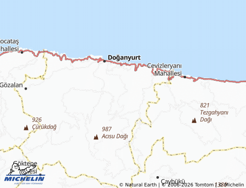 Mappa MICHELIN Gökçe - ViaMichelin