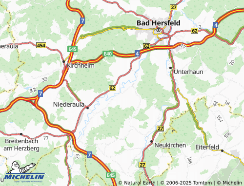 MICHELIN Kerspenhausen map - ViaMichelin