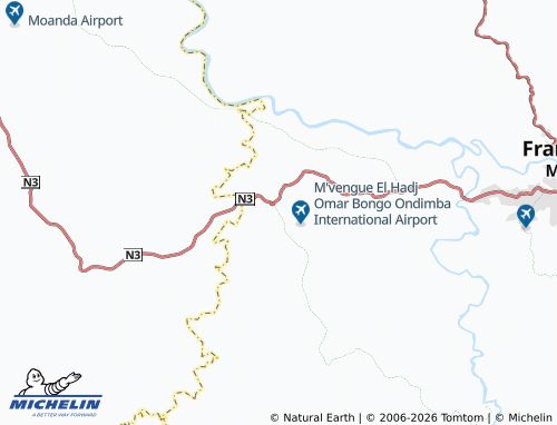 Carte MICHELIN Ombélé - ViaMichelin