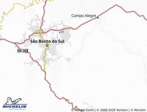 Mappa MICHELIN Rio Vermelho Povoado - ViaMichelin
