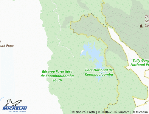 MICHELIN Koombooloomba map - ViaMichelin
