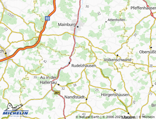 MICHELIN-Landkarte Grünberg - ViaMichelin