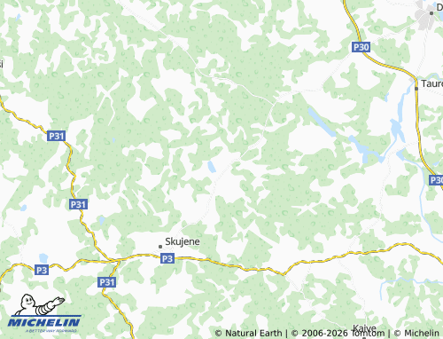 Mappa MICHELIN Sērmūkši - ViaMichelin