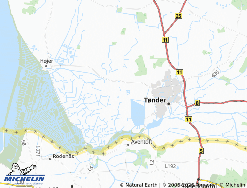 Mappa MICHELIN Møgeltønder - ViaMichelin