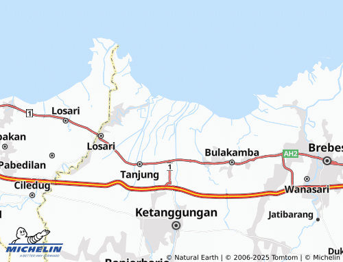 Mappa MICHELIN Pengaradan - ViaMichelin