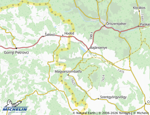 Mapa MICHELIN Kercaszomor - ViaMichelin