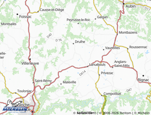 Mapa MICHELIN Le Conquès - ViaMichelin
