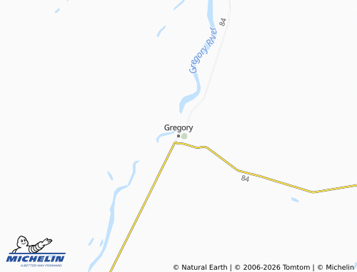 MICHELIN Gregory map - ViaMichelin