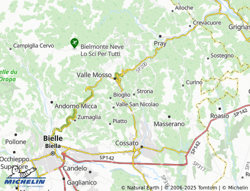 Carte MICHELIN Molino Savina-Strona-Filippo - ViaMichelin