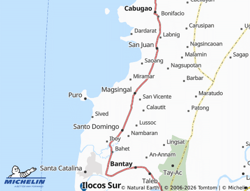 MICHELIN Dacutan map - ViaMichelin