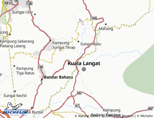 MICHELIN-Landkarte Kampung Kuala Dingin - ViaMichelin