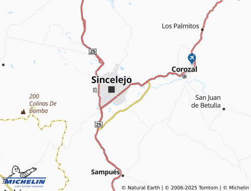 MICHELIN Bella Vista map - ViaMichelin