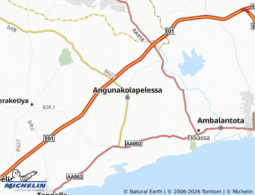 Mapa MICHELIN Angunakolapelessa - ViaMichelin