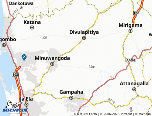 MICHELIN-Landkarte Watinapaha South - ViaMichelin