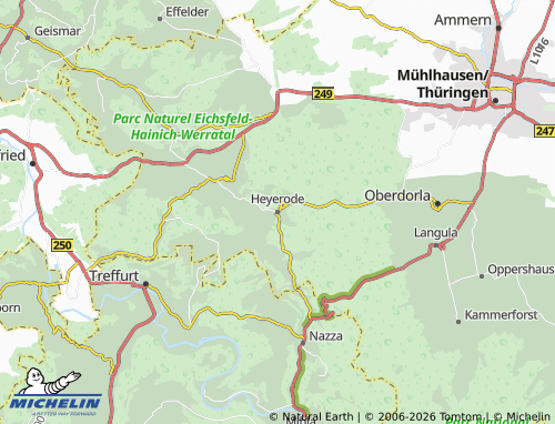 MICHELIN Heyerode map - ViaMichelin