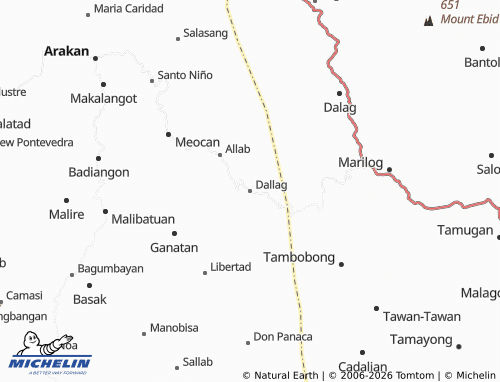 MICHELIN Dallag map - ViaMichelin