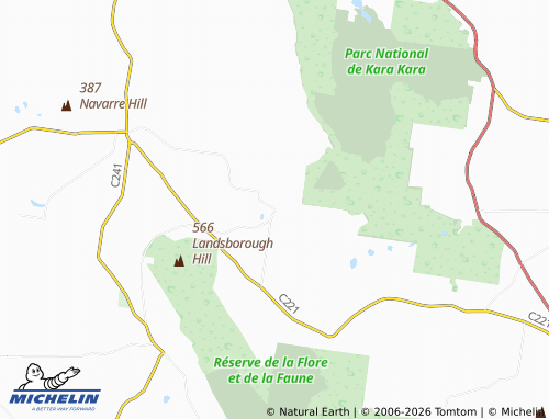 Kaart MICHELIN Barkly - ViaMichelin