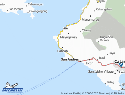 MICHELIN Cabcab map - ViaMichelin