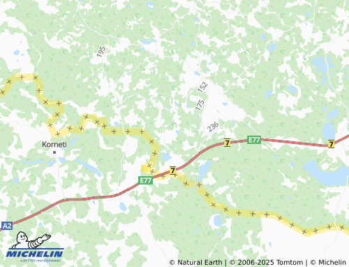MICHELIN Vihkla map - ViaMichelin