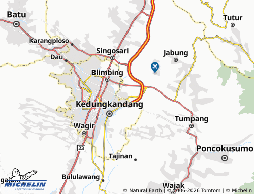 MICHELIN Sekarpuro map - ViaMichelin