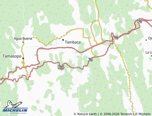 Kaart MICHELIN Abras del Corozo - ViaMichelin