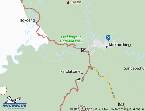 MICHELIN-Landkarte Hloahloeng - ViaMichelin