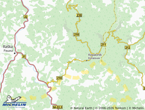 Mapa MICHELIN Lisina - ViaMichelin