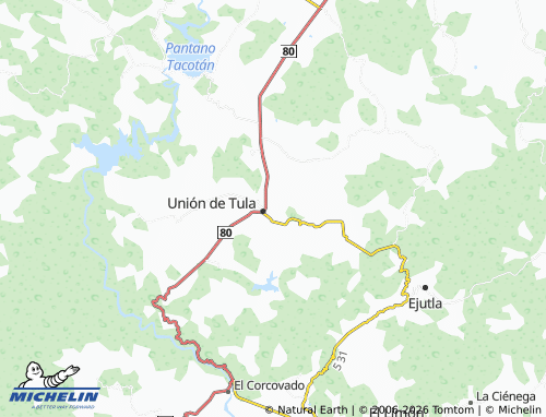 Mappa MICHELIN La Martinica - ViaMichelin