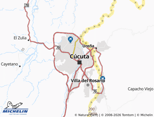 Carte MICHELIN La Ceiba - ViaMichelin