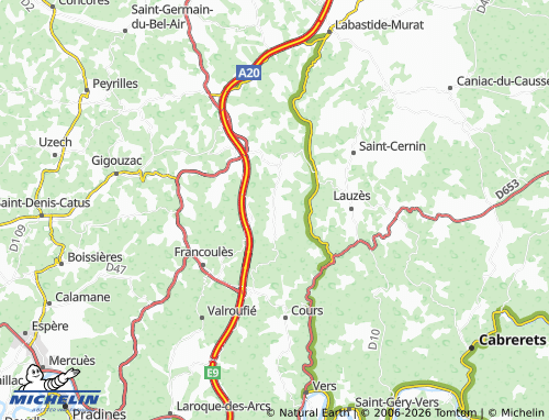 Mapa MICHELIN Cras - ViaMichelin