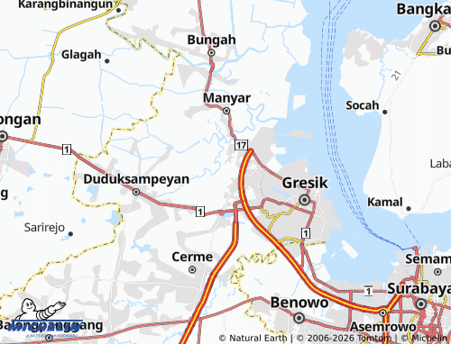 Mapa MICHELIN Banjarsari - ViaMichelin