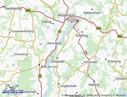 MICHELIN-Landkarte Laiming - ViaMichelin