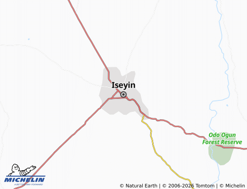 Mapa MICHELIN Iseyin - ViaMichelin