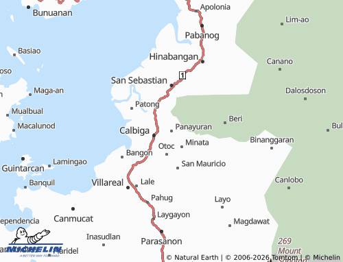 Mappa MICHELIN Panayuran - ViaMichelin