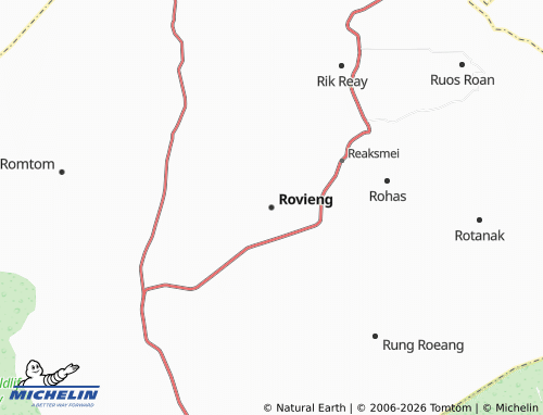 Mapa MICHELIN Rovieng - ViaMichelin