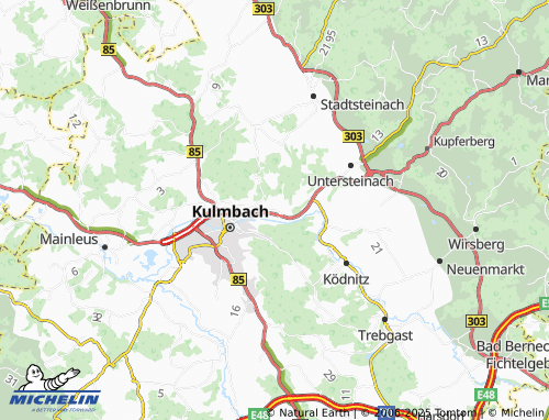 Carte MICHELIN Kauernburg - ViaMichelin