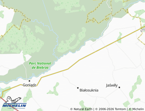 MICHELIN Wroceń map - ViaMichelin