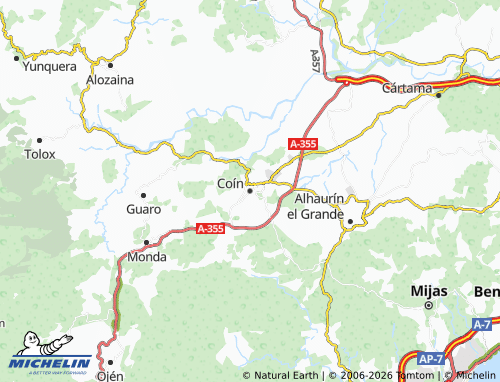 MICHELIN-Landkarte Coín - ViaMichelin