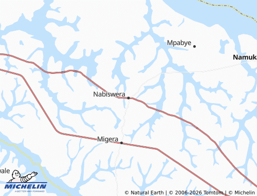 Kaart MICHELIN Nabiswera - ViaMichelin