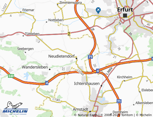 Mapa MICHELIN Neudietendorf - ViaMichelin