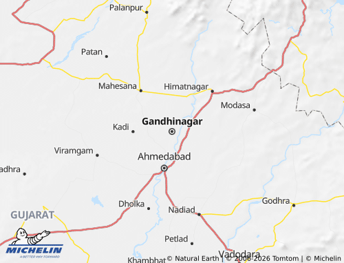 MICHELIN Gujarat map - ViaMichelin