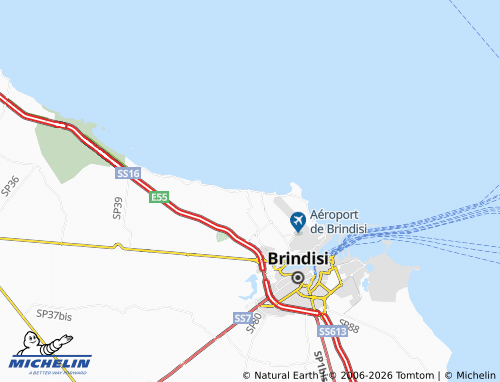 Mapa MICHELIN Case Bianche - ViaMichelin